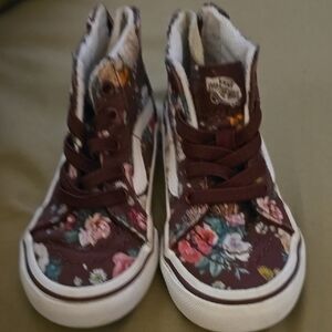 Floral High-Top Kids Vans